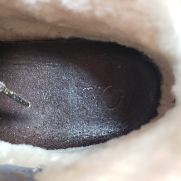 Cole Haan Air Vail Mens Size 10.5 Tan Brown Leather Waterproof Winter Boots - Picture 10 of 12